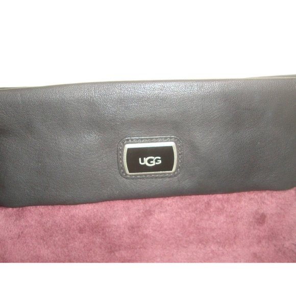 UGG Nico Leather Genuine Sheepskin Clutch Crossbody NEW Retail $215 RARE - Picture 2 of 4